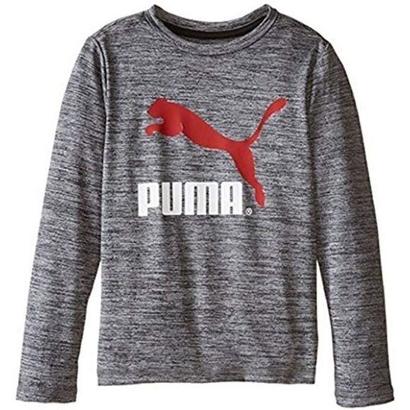 PUMA Baby Boys' No 1 Long Sleeve Logo Tee - Picture 1 of 1
